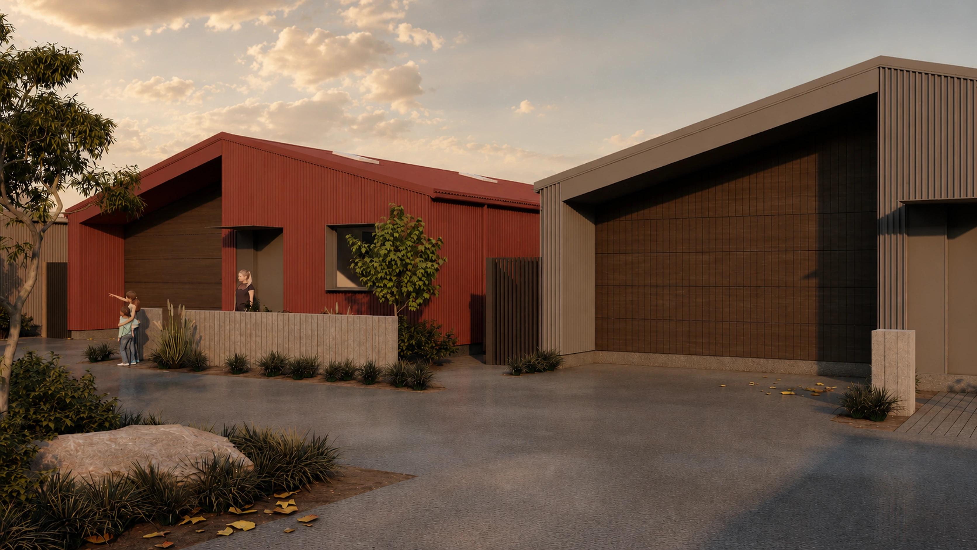 Parsonage, Woodend, Canterbury, exterior view 6
