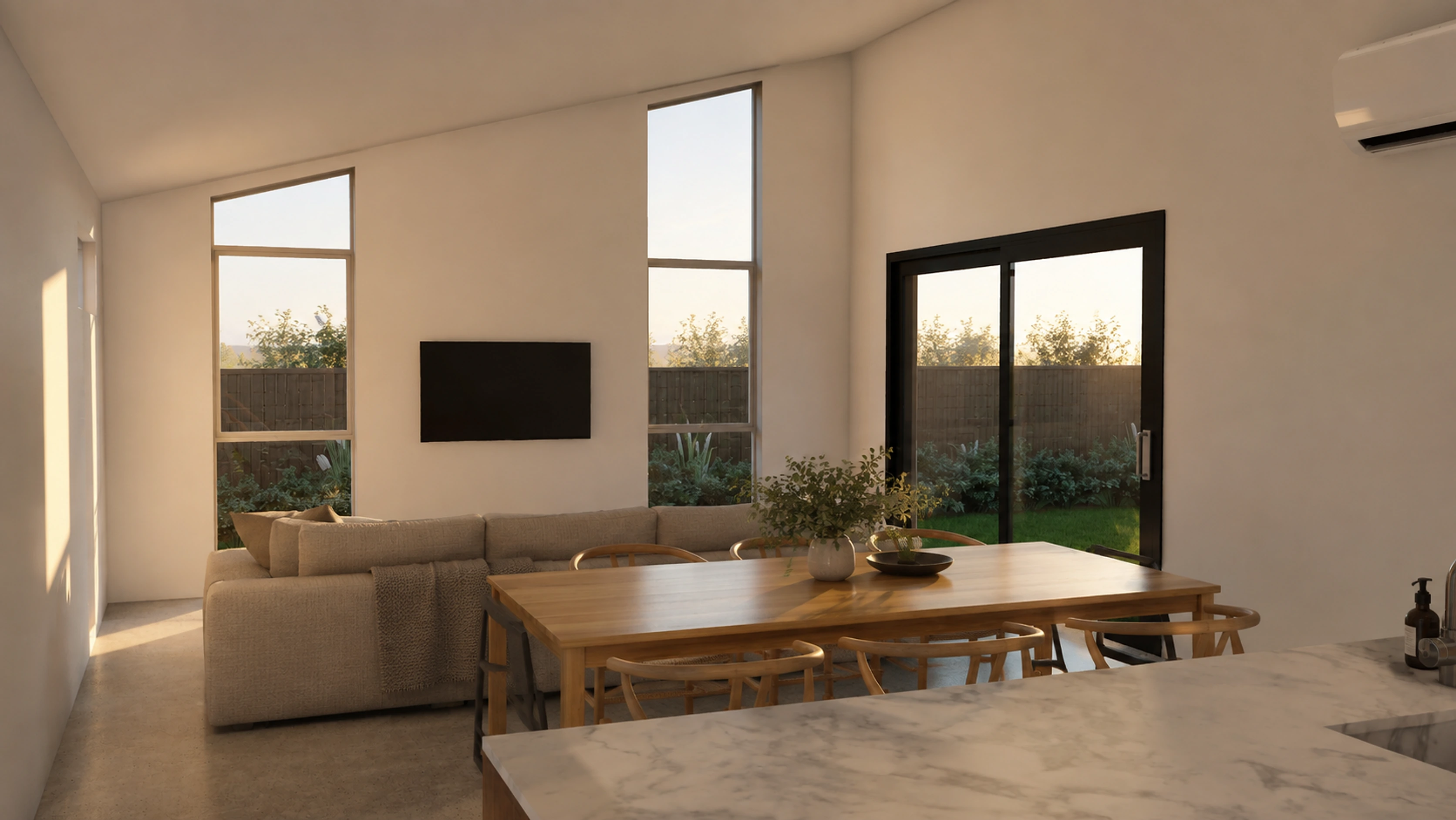 Parsonage Living and dining, Woodend, Canterbury