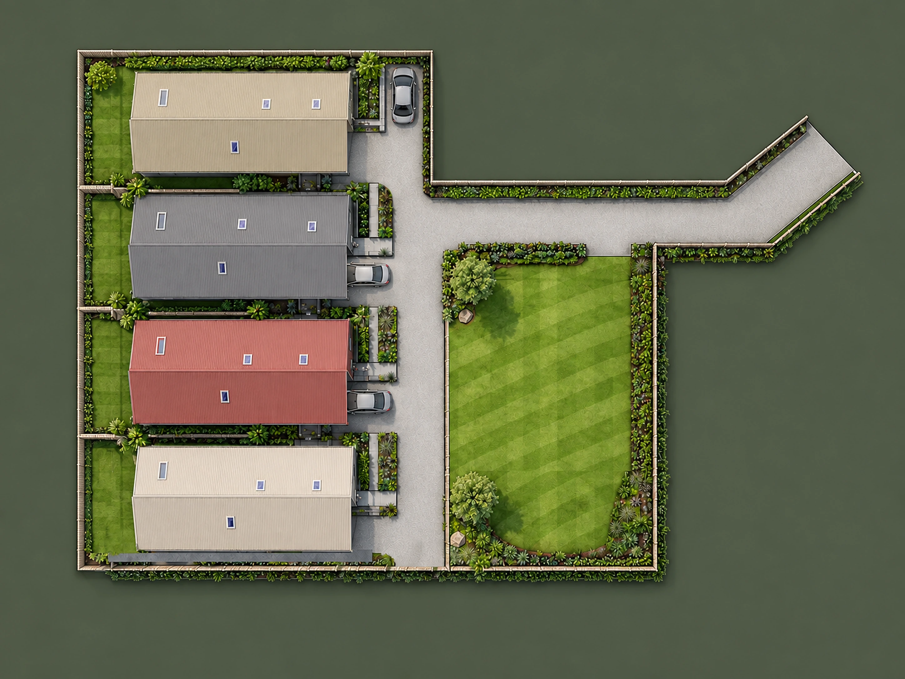 Parsonage site plan, Woodend, Canterbury
